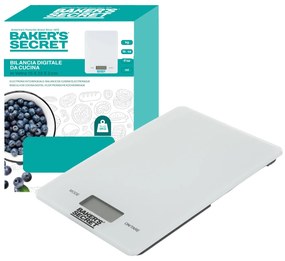 Bilancia da cucina digitale rettangolare bianca