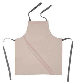 Grembiule da cucina in cotone beige - Tiseco Home Studio