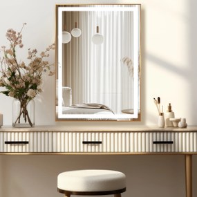 Specchio LED in cornice per bagno M7