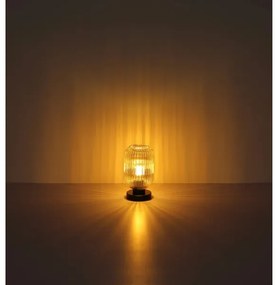 Globo 15469TA - Lampada da tavolo NORMY 1xE27/40W/230V marrone