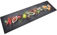 Tappeto da Cucina Lavabile Spezie 45x150 cm Velluto 136540