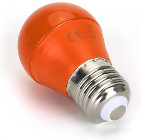 Lampadina LED G45 E27/4W/230V arancio- Aigostar