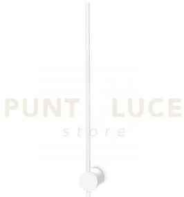 Essence round applique a parete 12 w on-off 1400 lm 3000 k bianco 75cm