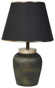 Lampada da tavolo RAMZES 1xE27/40W/230V nero/oro