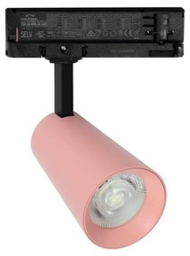 Faro LED 30W Trifase Rosa CRI92 CCT Bianco Variabile 38° Bridgelux LED Colore Bianco Variabile CCT