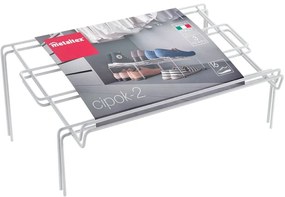 Set di 2 portascarpe in acciaio inox bianco Cipok - Metaltex