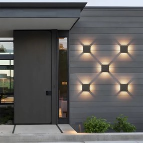 Brilagi - Applique da esterno LED QUADRAY LED/6W/230V antracite IP54