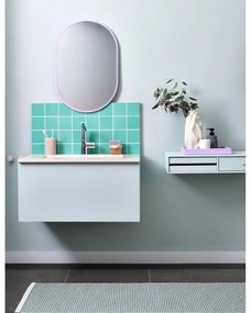 Passatoia da interno/esterno verde chiaro 60x250 cm Mono Sage Army – Pappelina