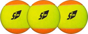 Set 3 Palline per  Beach Tennis Bicolore Giallo/Arancio...