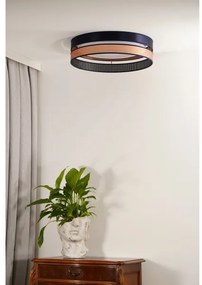 Duolla-Plafoniera LED ROLLER DUO SHINY LED/24W/230V diametro 45 cm blu/rame