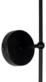 Lampada da parete MADELA 1xE14/40W/230V bianco/nero