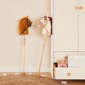 Bieco - Hobby Horsing con bastone - cavallo Ginger