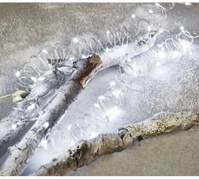 Catena LED da esterno natalizia 40xLED/9m IP44 bianco freddo