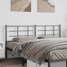 Testiera İn Metallo Nero 180 Cm /