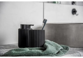 Set di accessori da bagno nero opaco in ceramica Belluno - Wenko