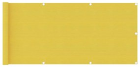 Schermo Frangivista Per Balcone Giallo 75x500 Cm İn Hdpe /