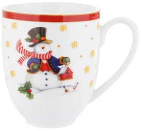 Tazza mug Pupazzo di neve in porcellana, 300 ml