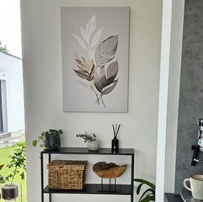 Quadro su tela – Foglie minimaliste