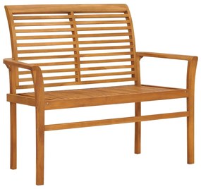 Panca da giardino 112 cm in legno massello di teak