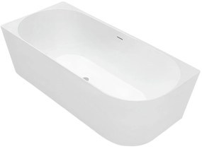 Vasca da bagno angolare in acrilico Bellanto Slim 170 Sinistra