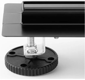 REA-G2710 - Canalina di scarico NEOX SLIM 70 cm, acciaio inox/nero