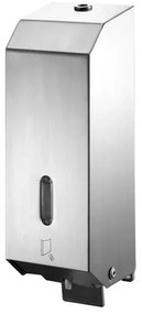 Dispenser sapone liquido a parete 1200 ml in acciaio inox lucido