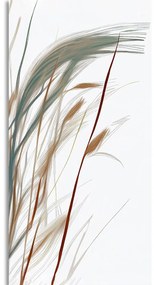 Quadro su tela – Steli d'erba con un tocco di minimalismo
