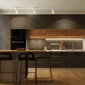 Faretto per sistema a binario PARIGI 3xGU10/10W/230V + 1 m rotaia sistema