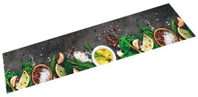 Tappeto Da Cucina Lavabile Spezie 60x300 Cm Velluto /