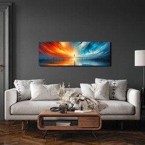 Quadro su tela – Ponte di luce tra due mondi