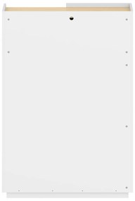 Libreria bianca 100x147 cm Nina - TemaHome