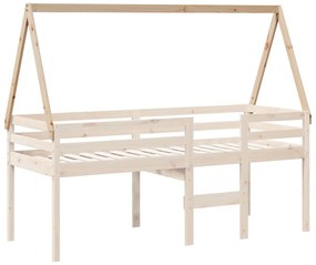 Tetto per letto bambini 199x80,5x88 cm legno massello di pino