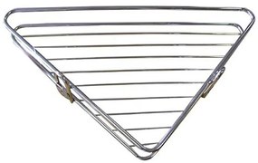 Mensola angolare doccia 25x34 cm cromo lucido