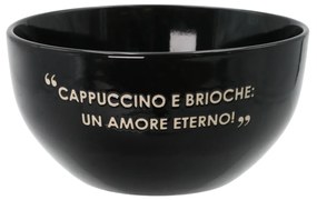 Ciotola 14 cm scritta Quotes nera