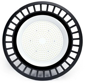 Campana Led industriale UFO Slim 200W Nera IP65 Bianco Freddo 6500K Aigostar