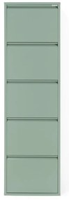 Scarpiera in metallo grigio-verde Billy - Spinder Design