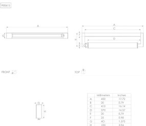 Eglo 900615 - Illuminazione a LED per specchi da bagno GEMILIANA LED/8,9W/230V IP44