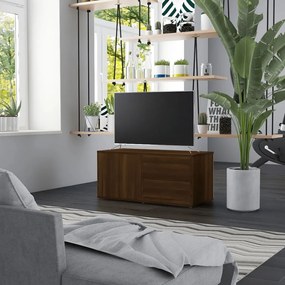 Mobile Porta TV Rovere Marrone 80x34x36 cm in Legno Multistrato