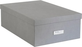 Set di 3 scatole portaoggetti grigie Inge - Bigso Box of Sweden