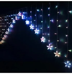 Tenda Luminosa LED Multicolore Stelle