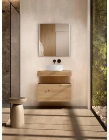 Armadietto bagno a terra Element VISOBATH 1 cassetto P 46 x L 59.5 x H 34.5 cm roble costa placcato compensato