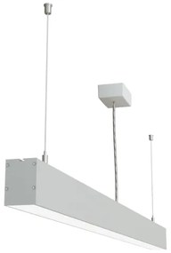 APLED - Lampadario LED su corda LOOK LED/46W/230V 4000K 120 cm argento