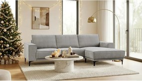 Divano angolare grigio (con penisola a destra/con chaise lounge) Copenhagen – Scandic