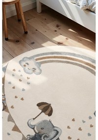 Tappeto per bambini crema ø160 cm Walk like an Elephant Rainbow - Villeroy&amp;Boch