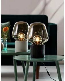 Nordlux - Lampada da tavolo CHRISTINA 1xE27/25W/230V calcestruzzo/nero