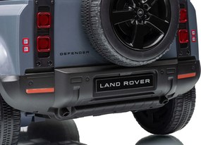 Macchina Elettrica per Bambini Licenza Land Rover Defender Small 12V con Telecomando Grigio...