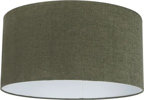 Lampada a sospensione bianca con paralume verde 50 cm - Combi 1