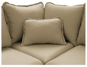 Divano angolare beige (angolo sinistro) Beata - Ropez