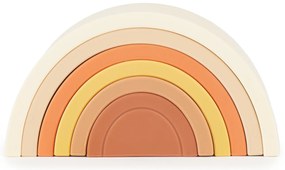 Bieco - Arcobaleno impilabile in silicone - Chocolate Bliss