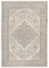 Tappeto New argentella 5 orientale in cotone beige, L 200 x L 140 cm